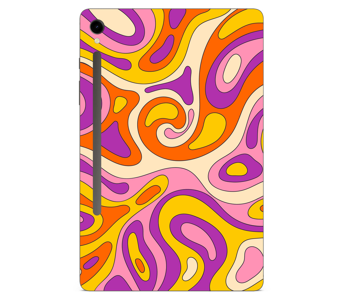 Galaxy Tab S9 skin, Psycho Vortex, back skin