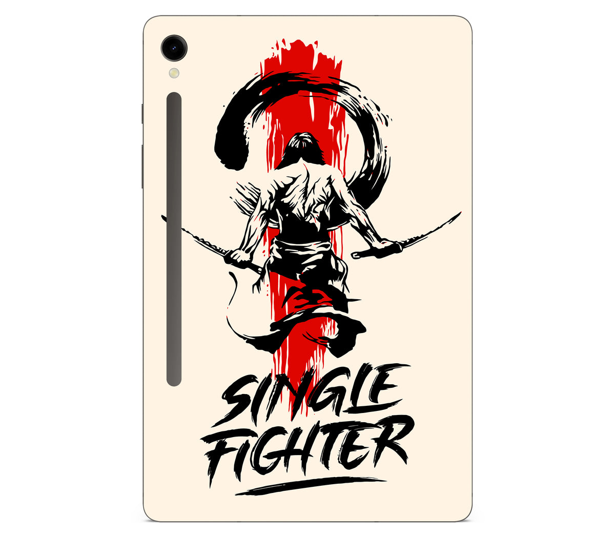 Galaxy Tab S9 skin, Samurai, back skin