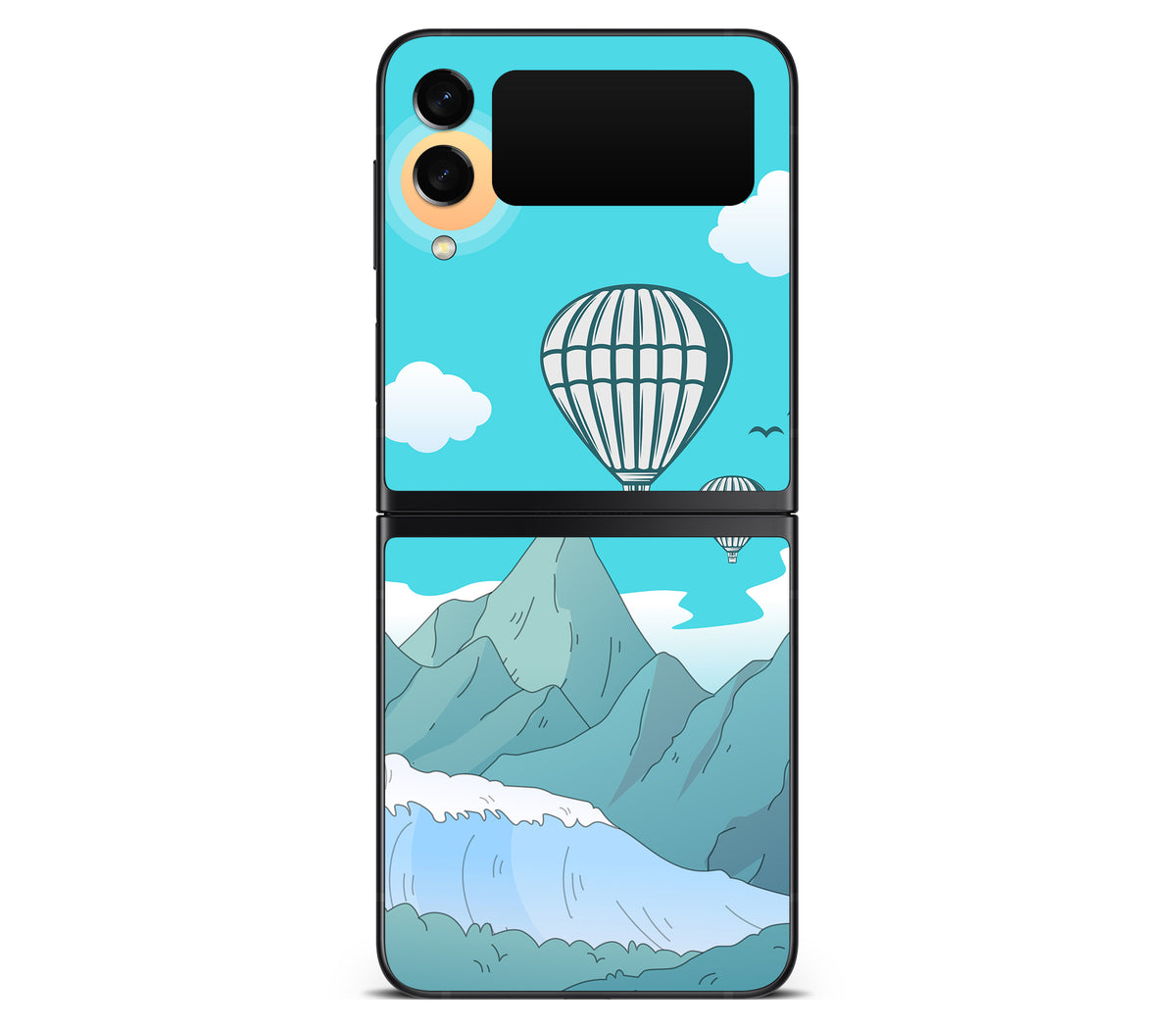 Galaxy Z Flip 3 skin, Altitude Error, back skin