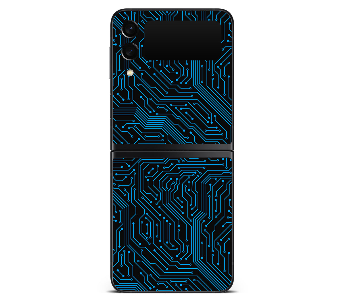 Galaxy Z Flip 3 skin, Eternal Blue, back skin