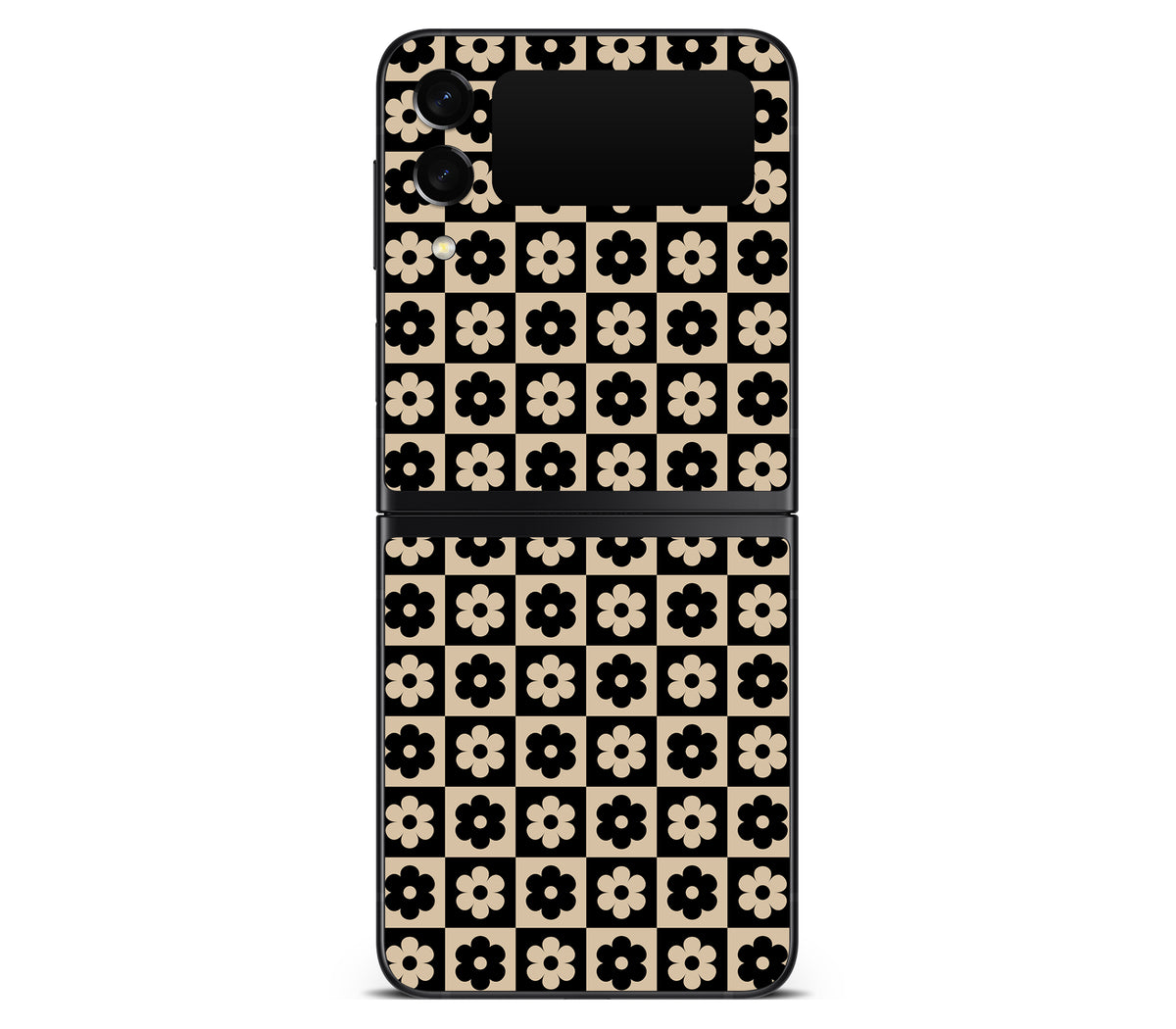 Galaxy Z Flip 3 skin, Floral Grid, back skin