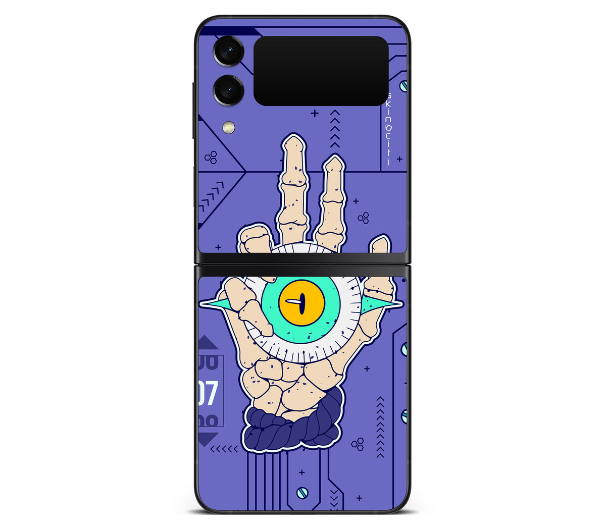 Galaxy Z Flip 3 skin, Hypnotic, back skin