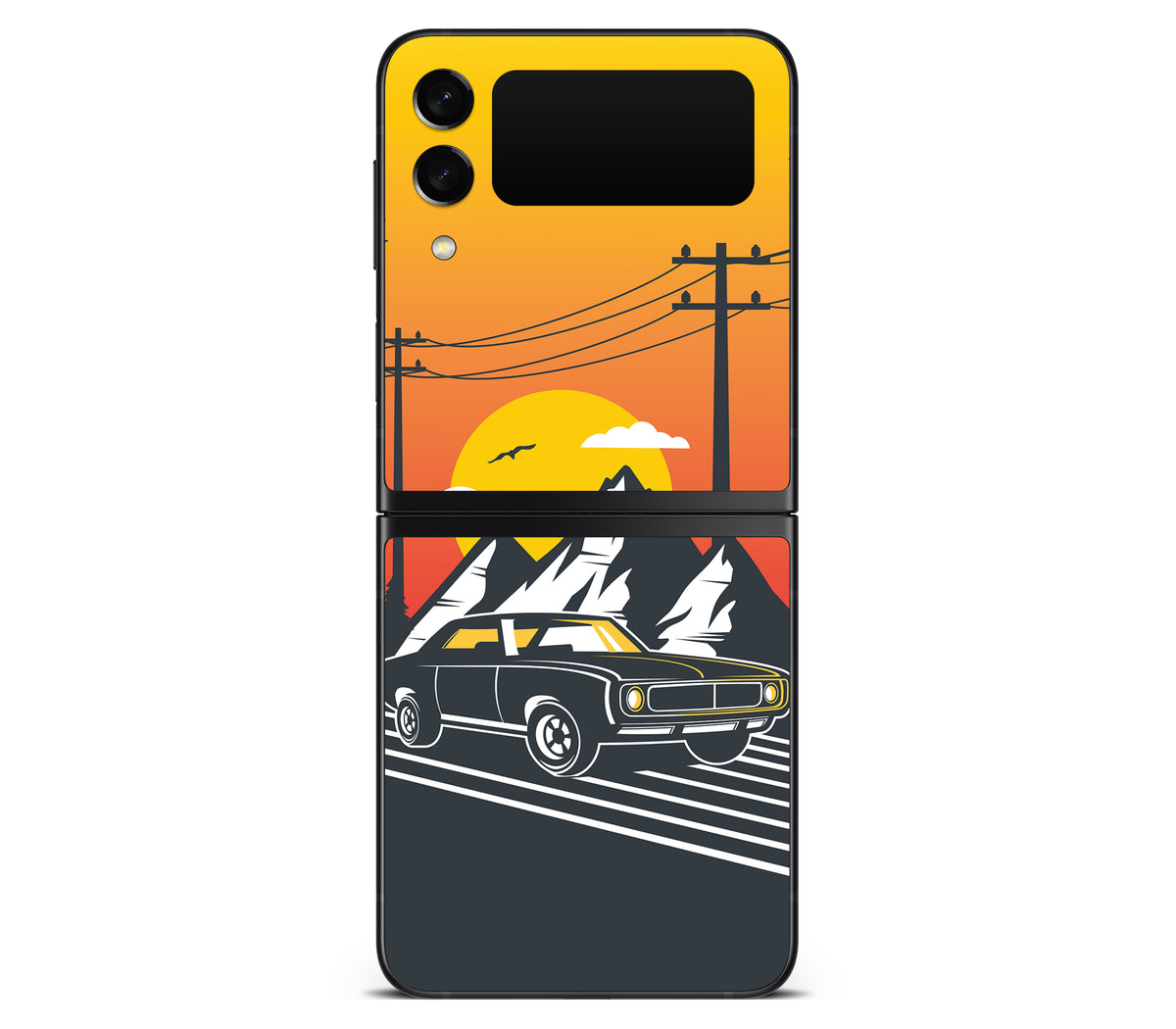 Galaxy Z Flip 3 skin, Last Ride, back skin