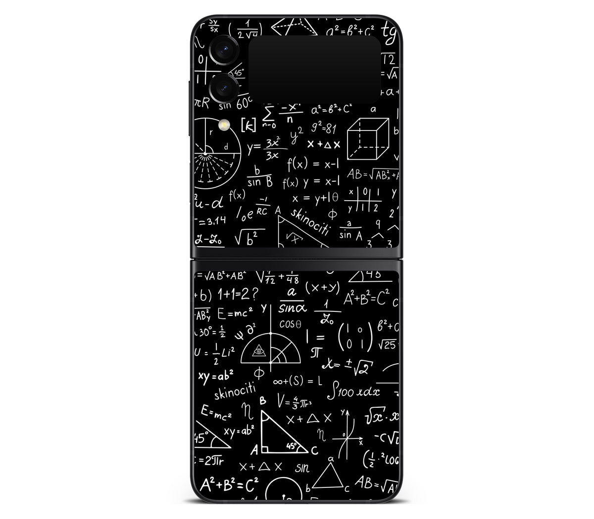 Galaxy Z Flip 3 skin, Math Madness, back skin