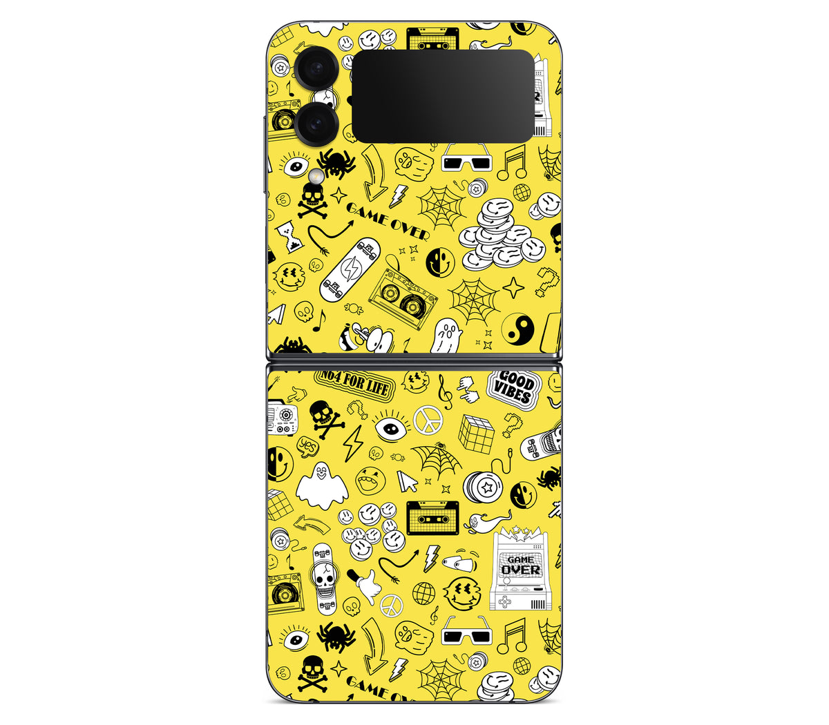 Galaxy Z Flip 4 skin, 90’s Nostalgia, back skin
