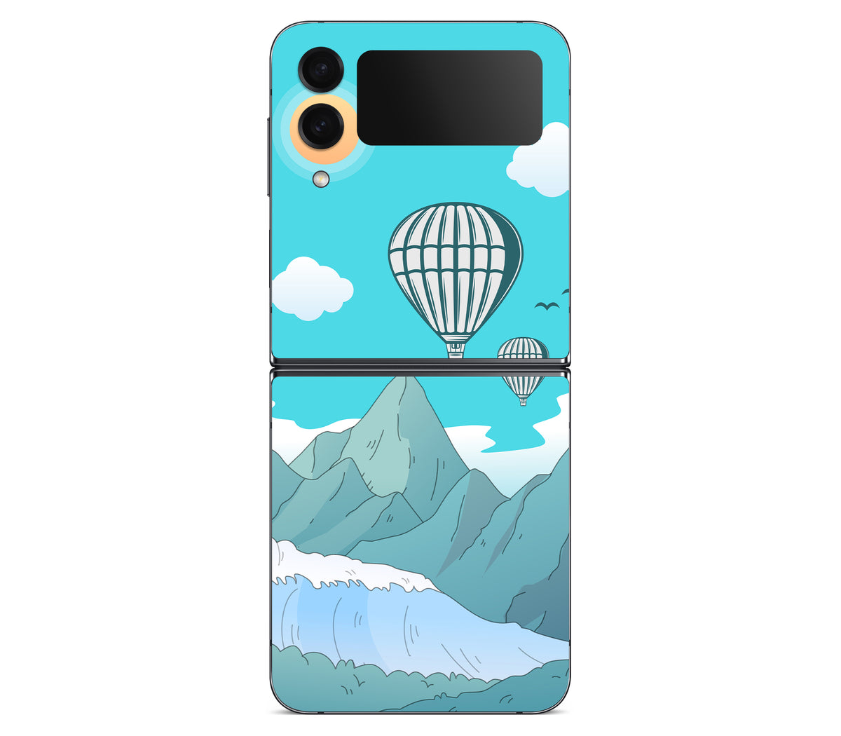 Galaxy Z Flip 4 skin, Altitude Error, back skin