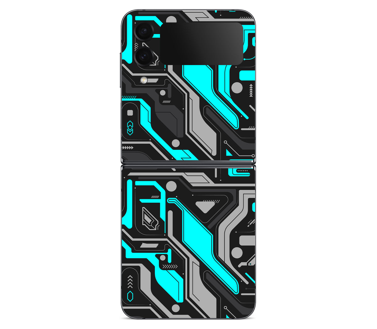 Galaxy Z Flip 4 skin, Code Rot (Glitch), back skin