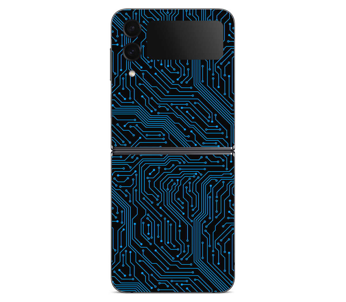 Galaxy Z Flip 4 skin, Eternal Blue, back skin