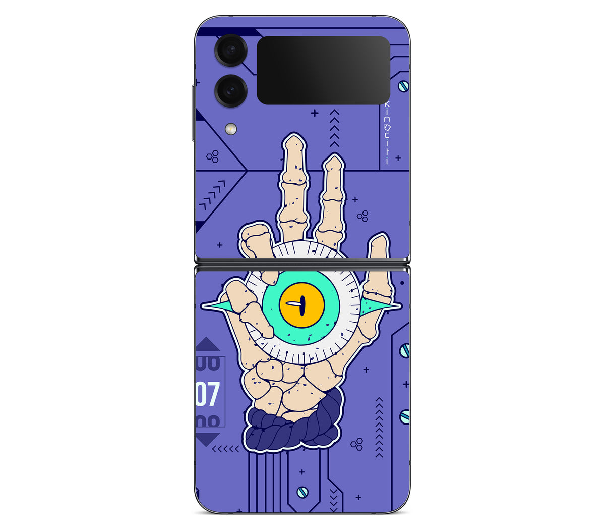 Galaxy Z Flip 4 skin, Hypnotic, back skin