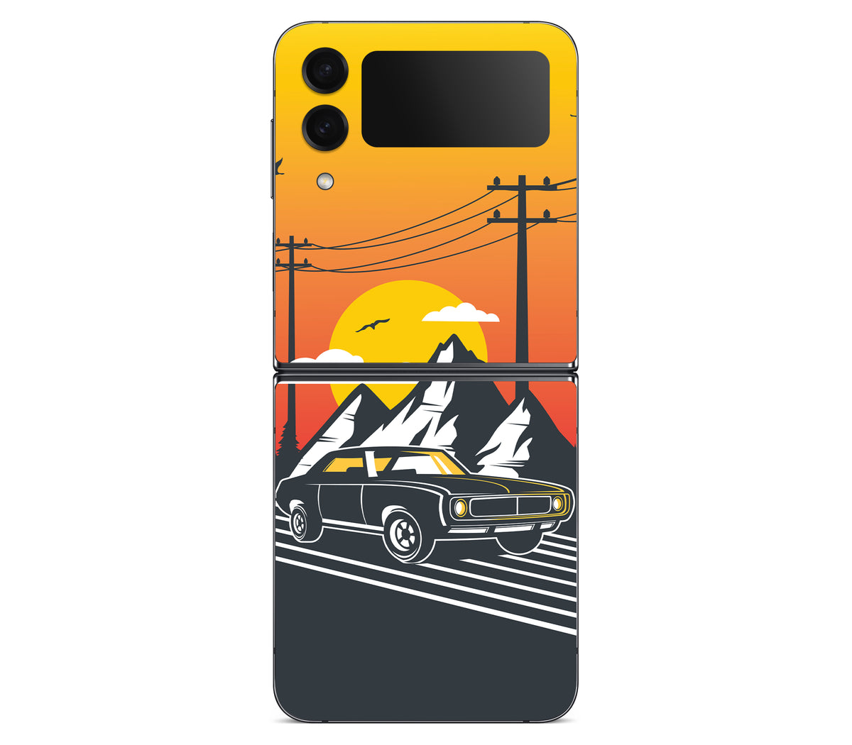 Galaxy Z Flip 4 skin, Last Ride, back skin