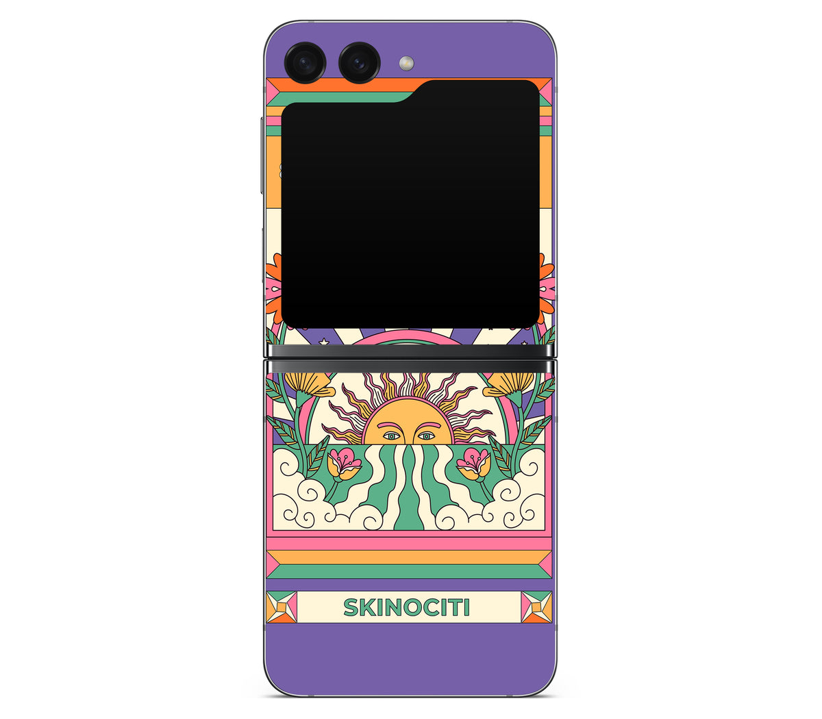 Galaxy Z Flip 5 skin, Acidic Glare, back skin