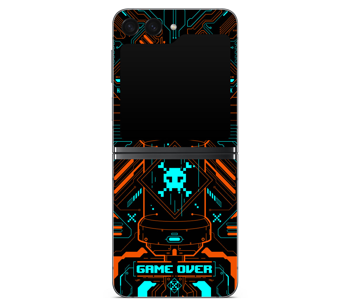 Galaxy Z Flip 5 skin, Fatal Error, back skin