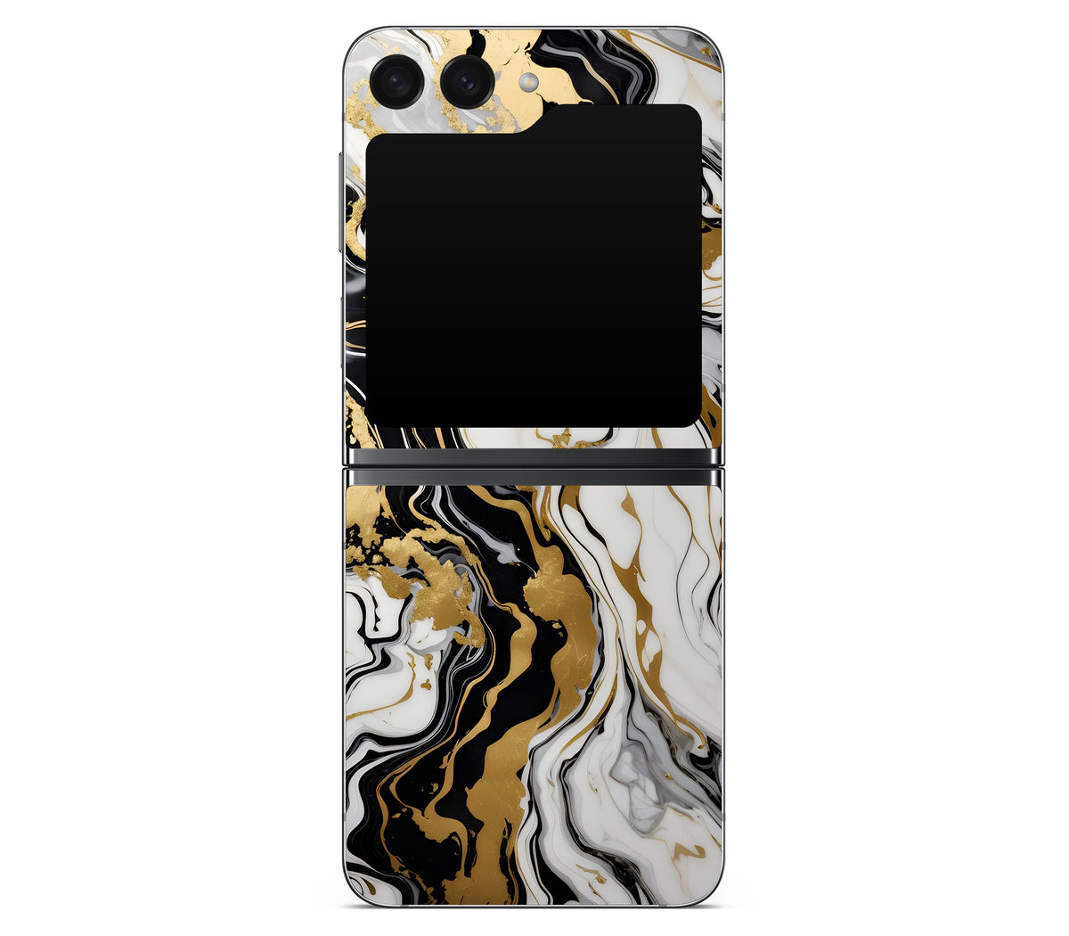 Galaxy Z Flip 5 skin, Gold Flare, back skin