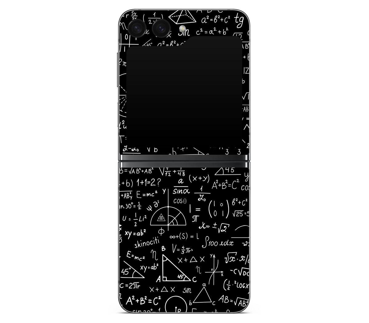 Galaxy Z Flip 5 skin, Math Madness, back skin