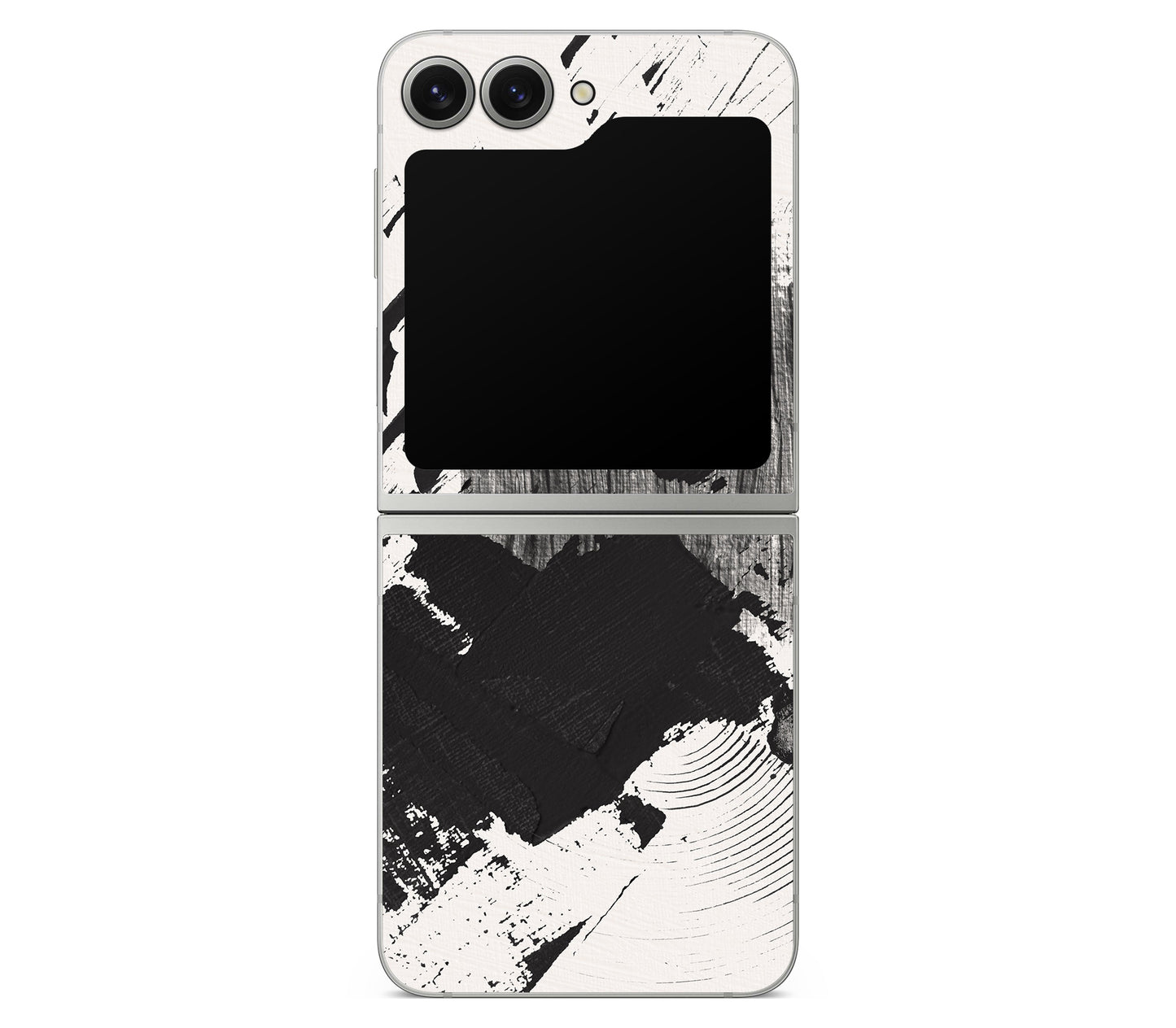 Galaxy Z Flip 7 FE skin, Black Noir, back skin