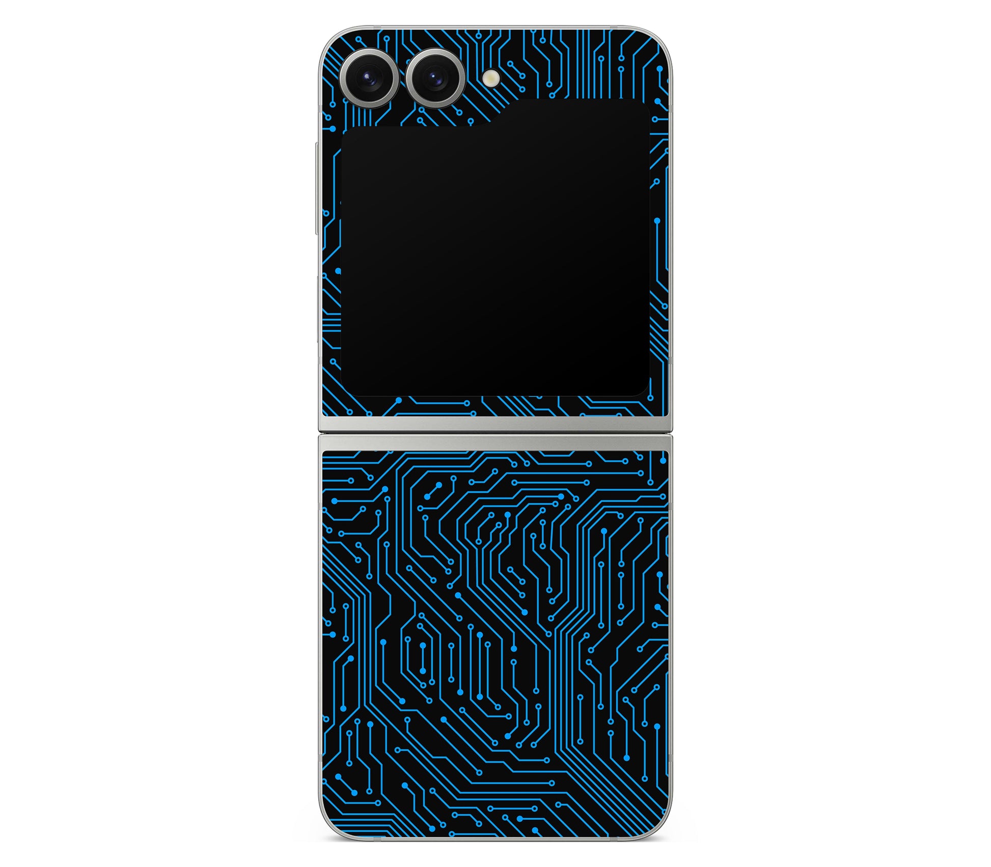 Galaxy Z Flip 7 FE skin, Eternal Blue, back skin