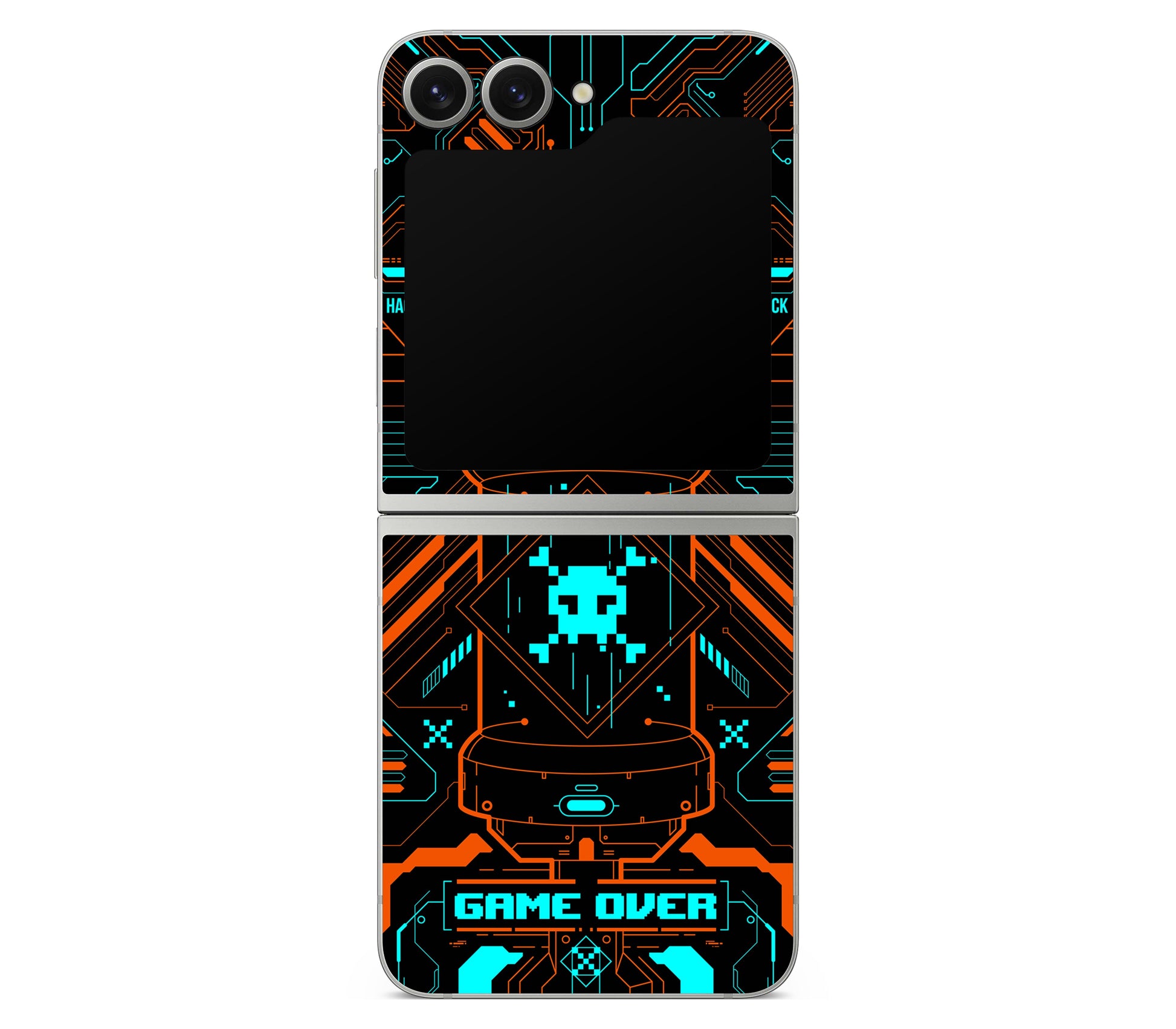 Galaxy Z Flip 7 FE skin, Fatal Error, back skin
