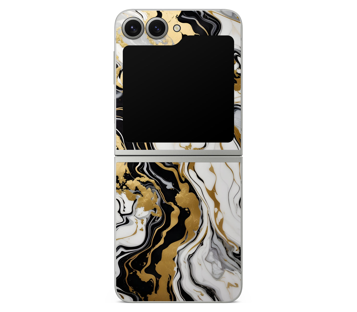 Galaxy Z Flip 7 FE skin, Gold Flare, back skin