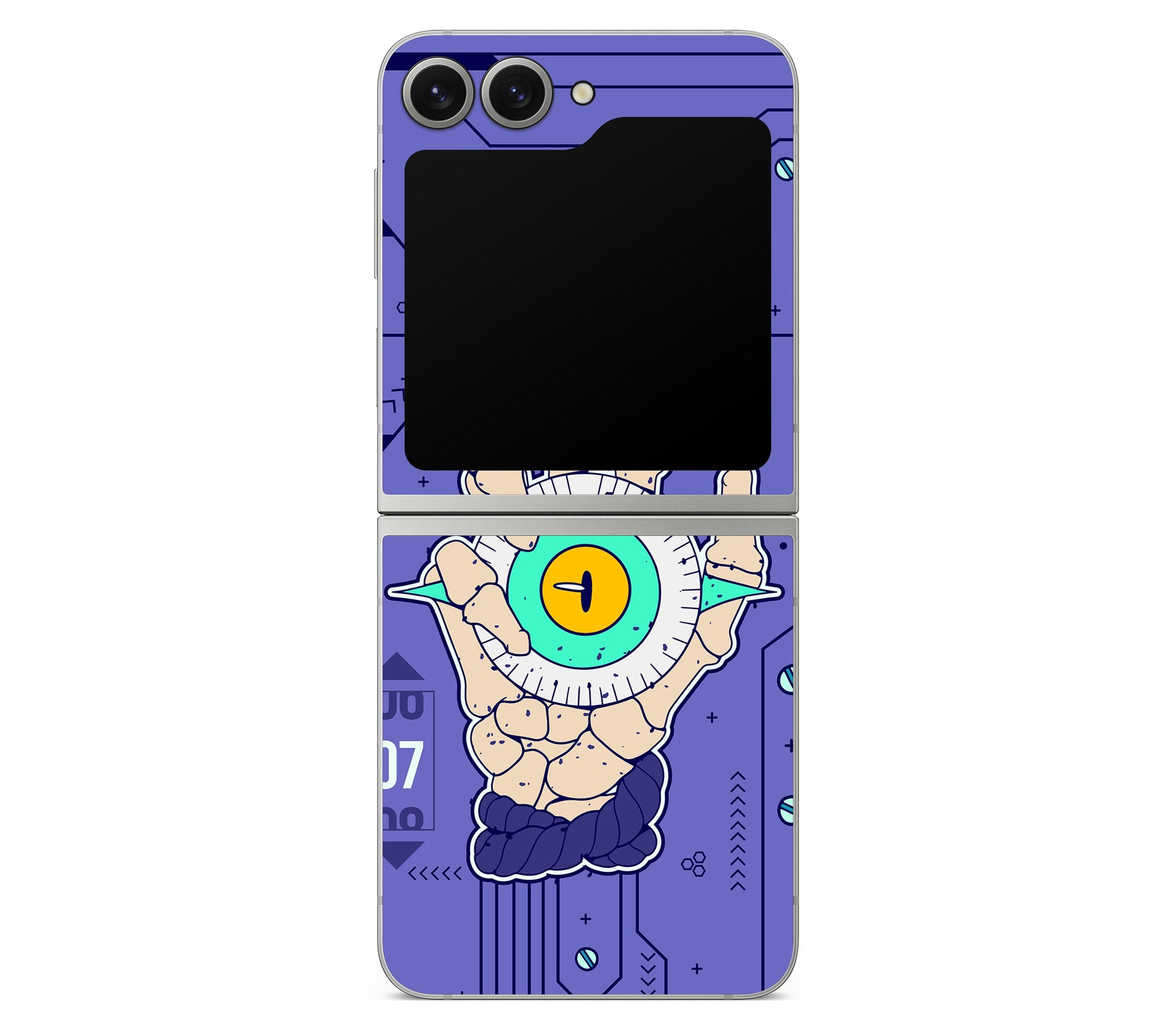 Galaxy Z Flip 7 FE skin, Hypnotic, back skin