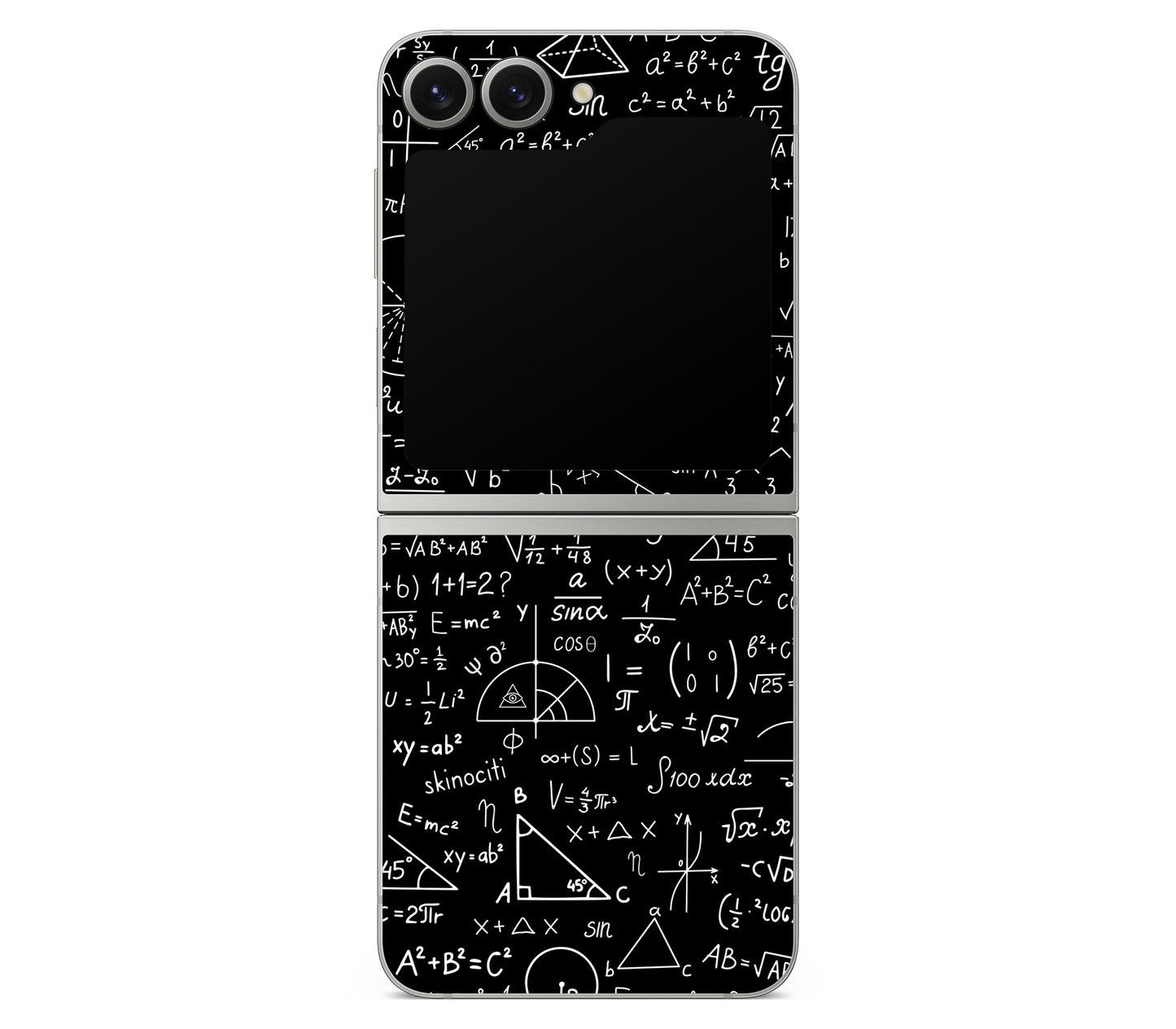 Galaxy Z Flip 7 FE skin, Math Madness, back skin