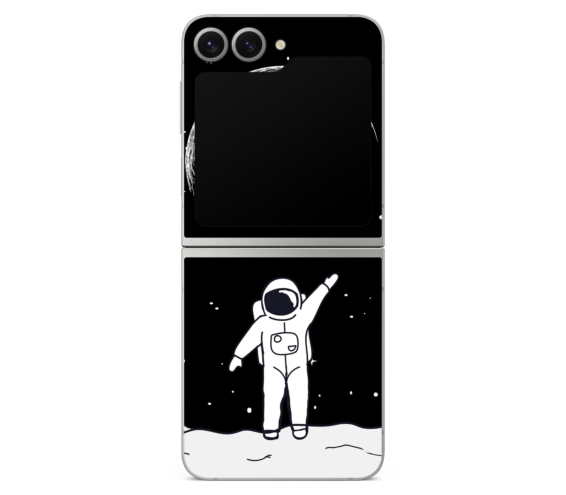 Galaxy Z Flip 7 FE skin, Moonwave, back skin