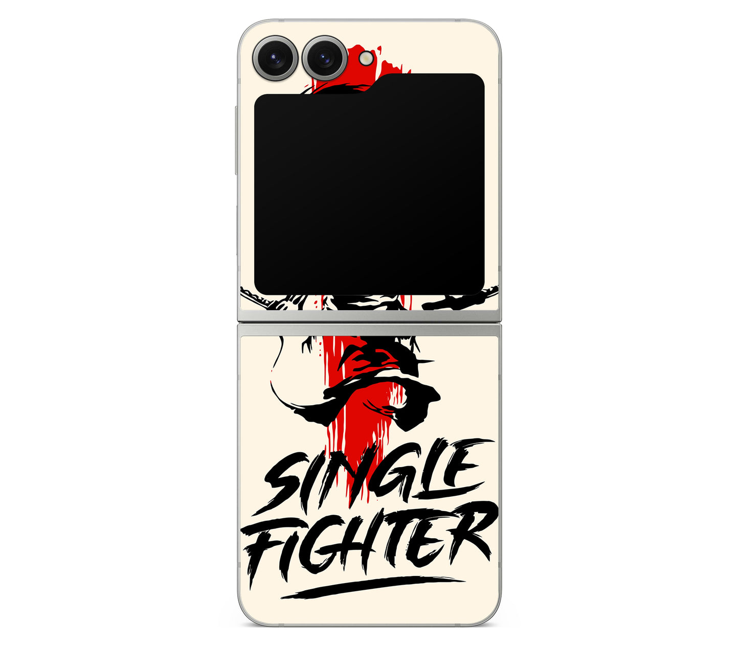 Galaxy Z Flip 7 FE skin, Samurai, back skin