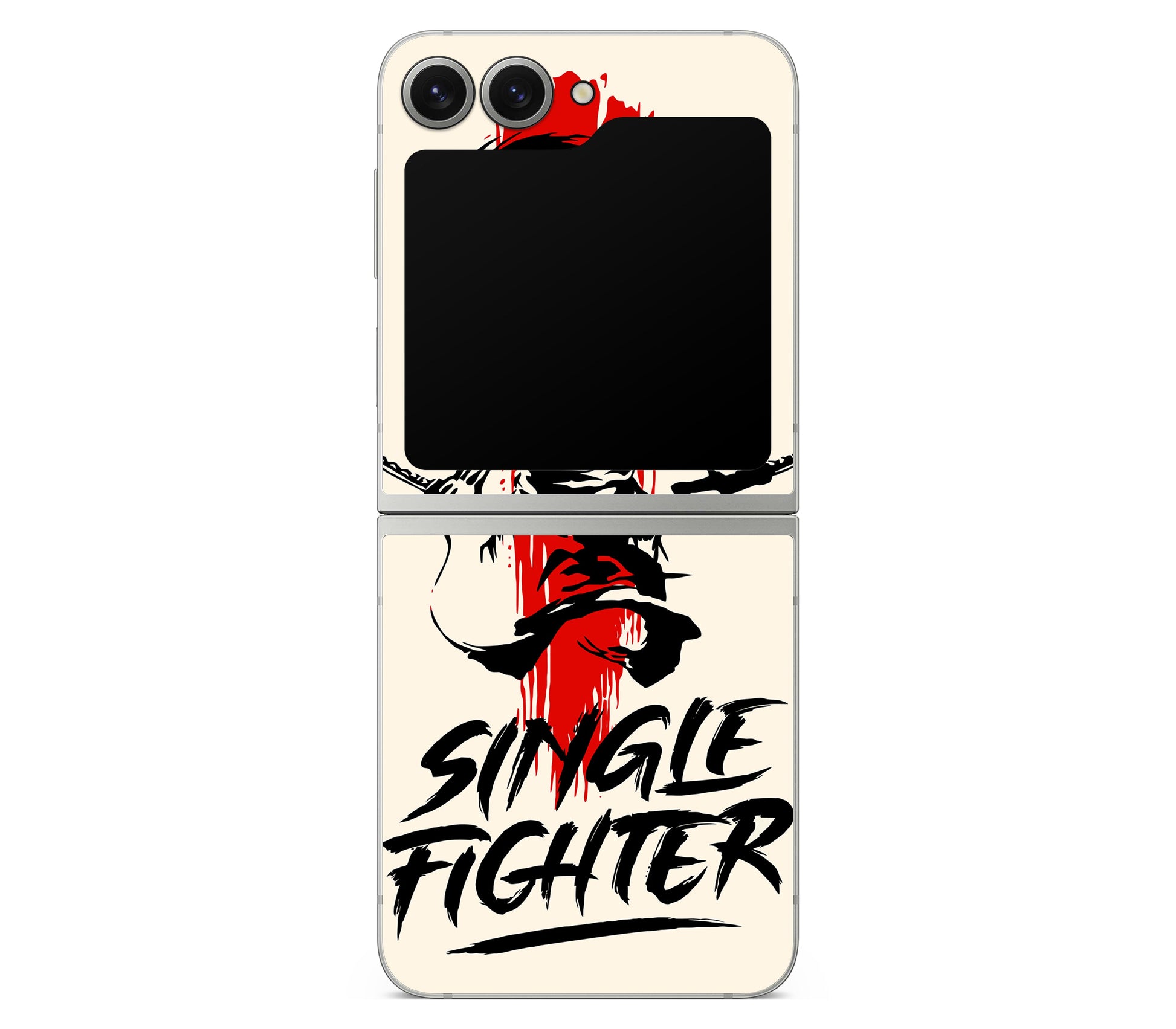 Galaxy Z Flip 7 FE skin, Samurai, back skin