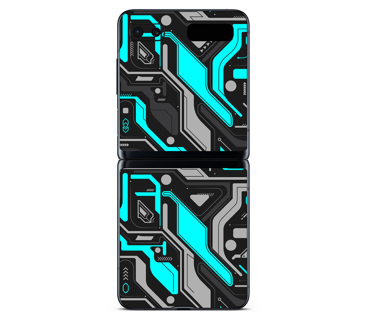 Galaxy Z Flip skin, Code Rot (Glitch), back skin