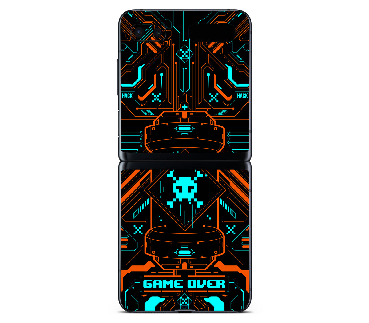Galaxy Z Flip skin, Fatal Error, back skin
