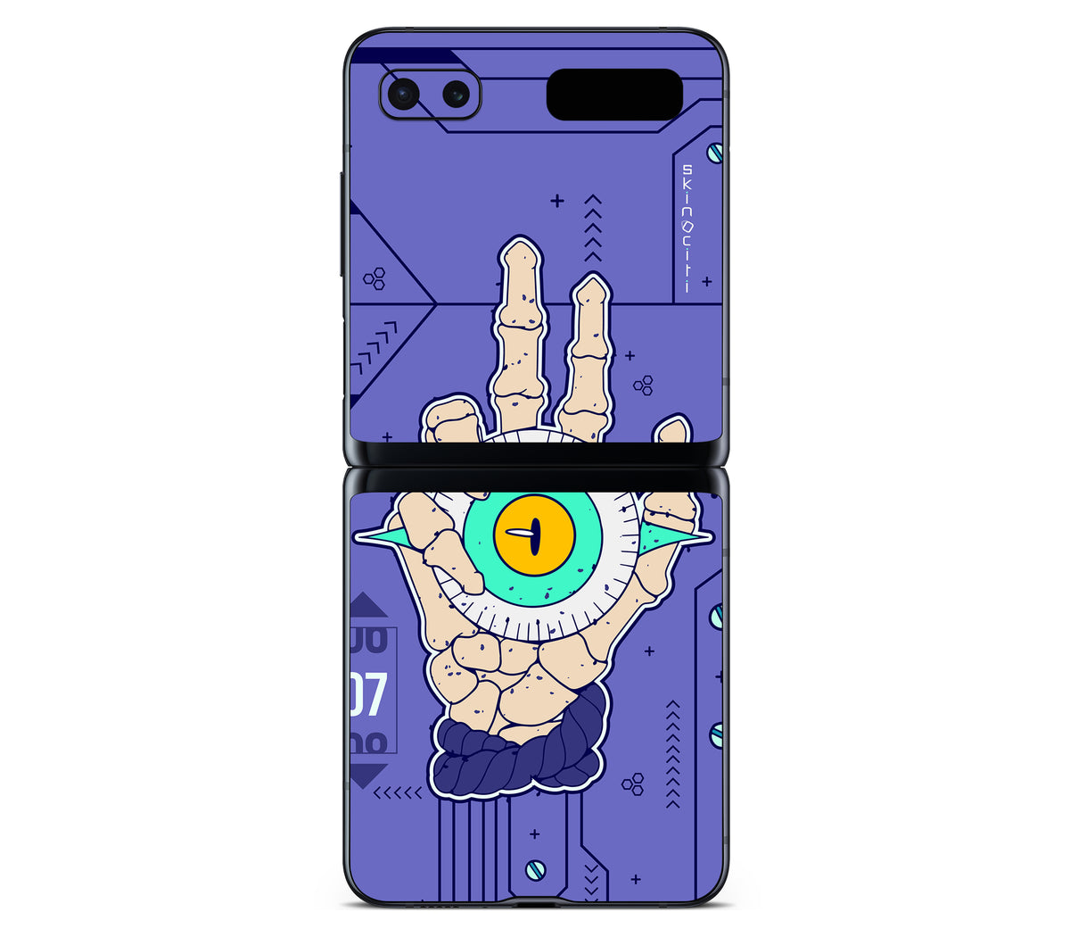 Galaxy Z Flip skin, Hypnotic, back skin