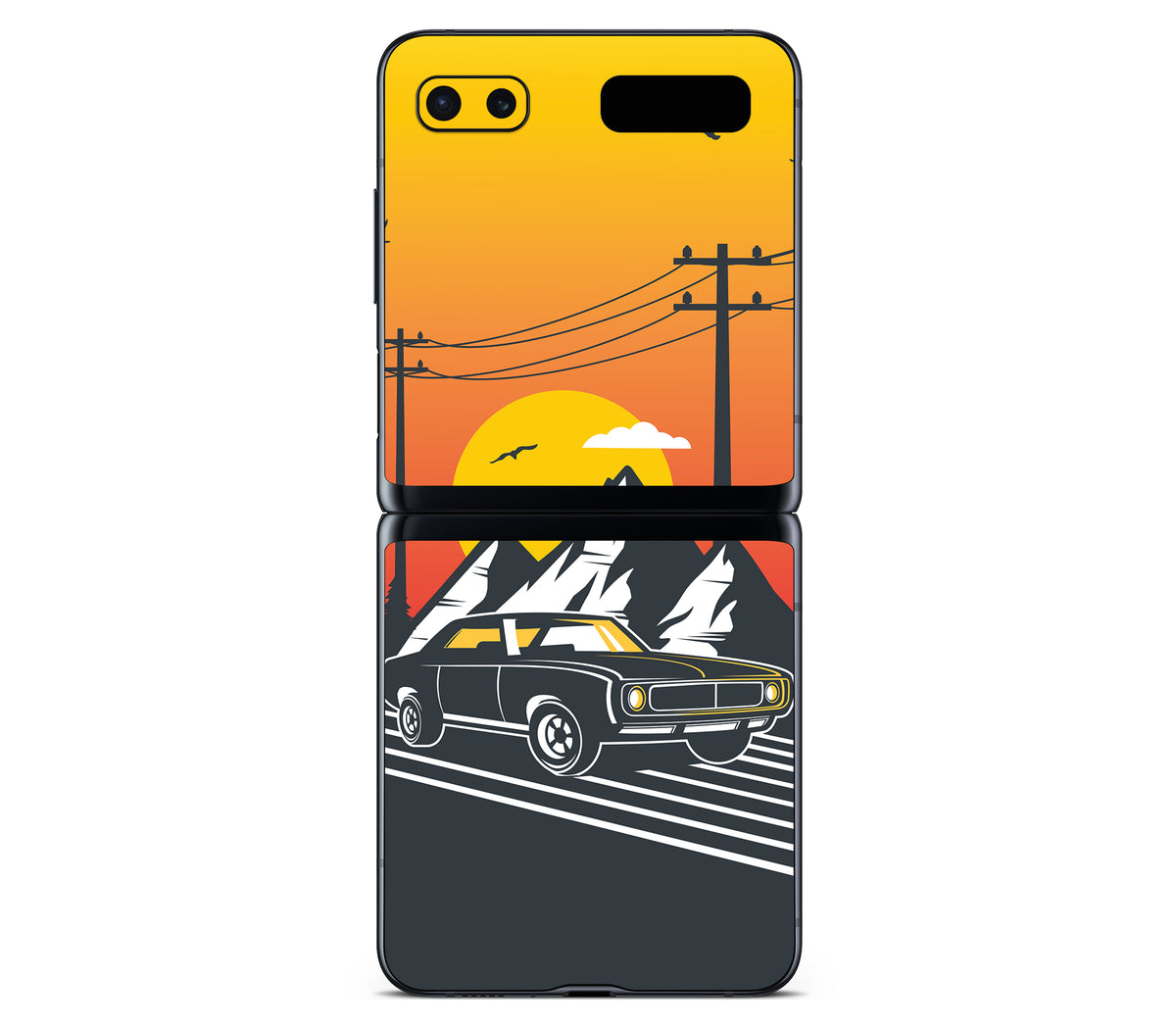 Galaxy Z Flip skin, Last Ride, back skin