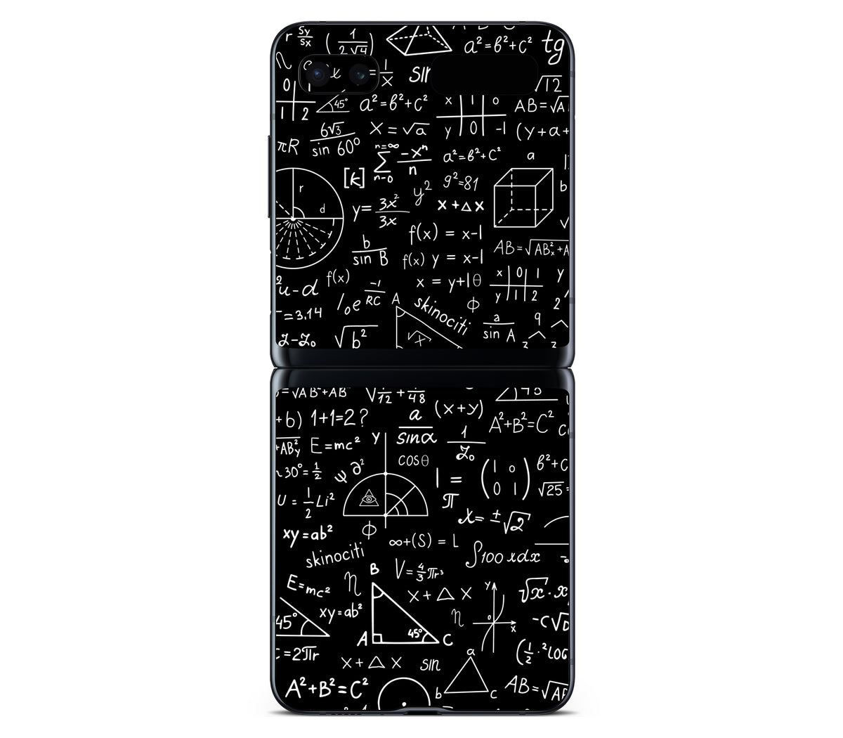 Galaxy Z Flip skin, Math Madness, back skin