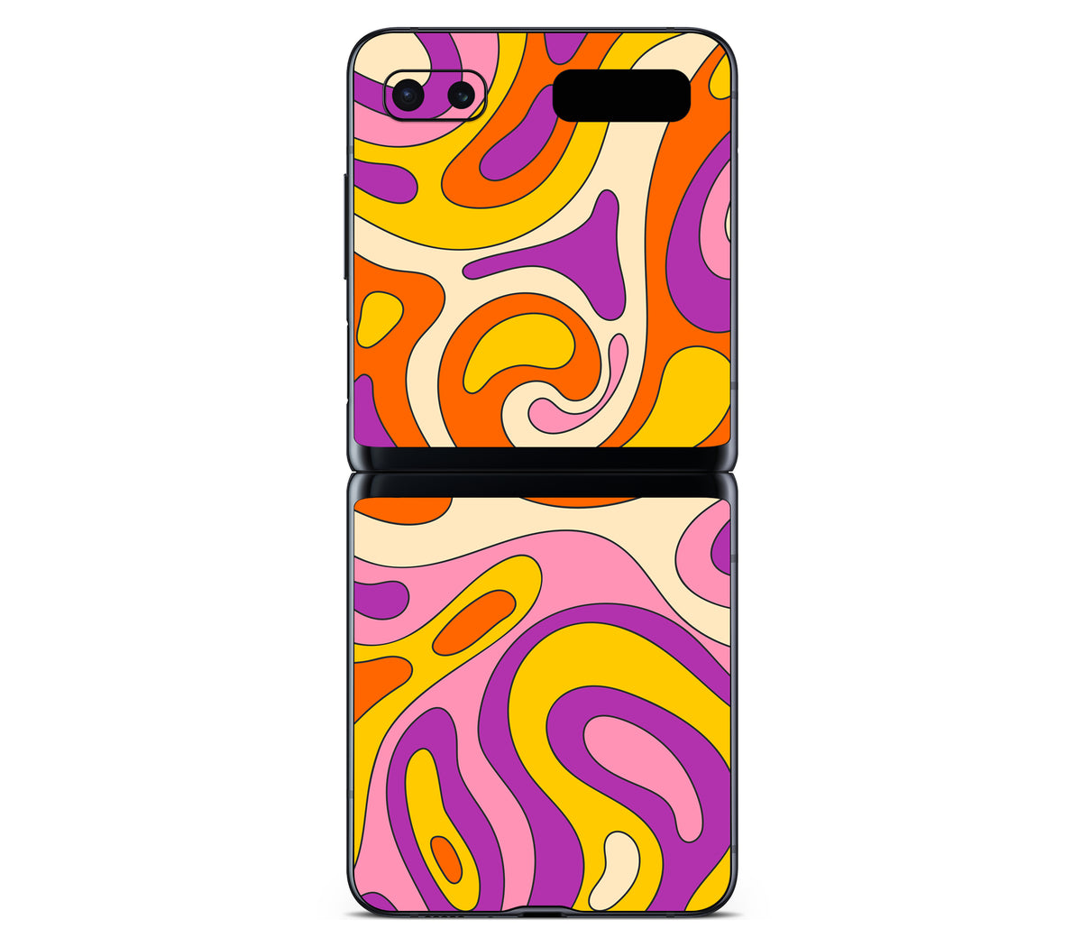 Galaxy Z Flip skin, Psycho Vortex, back skin
