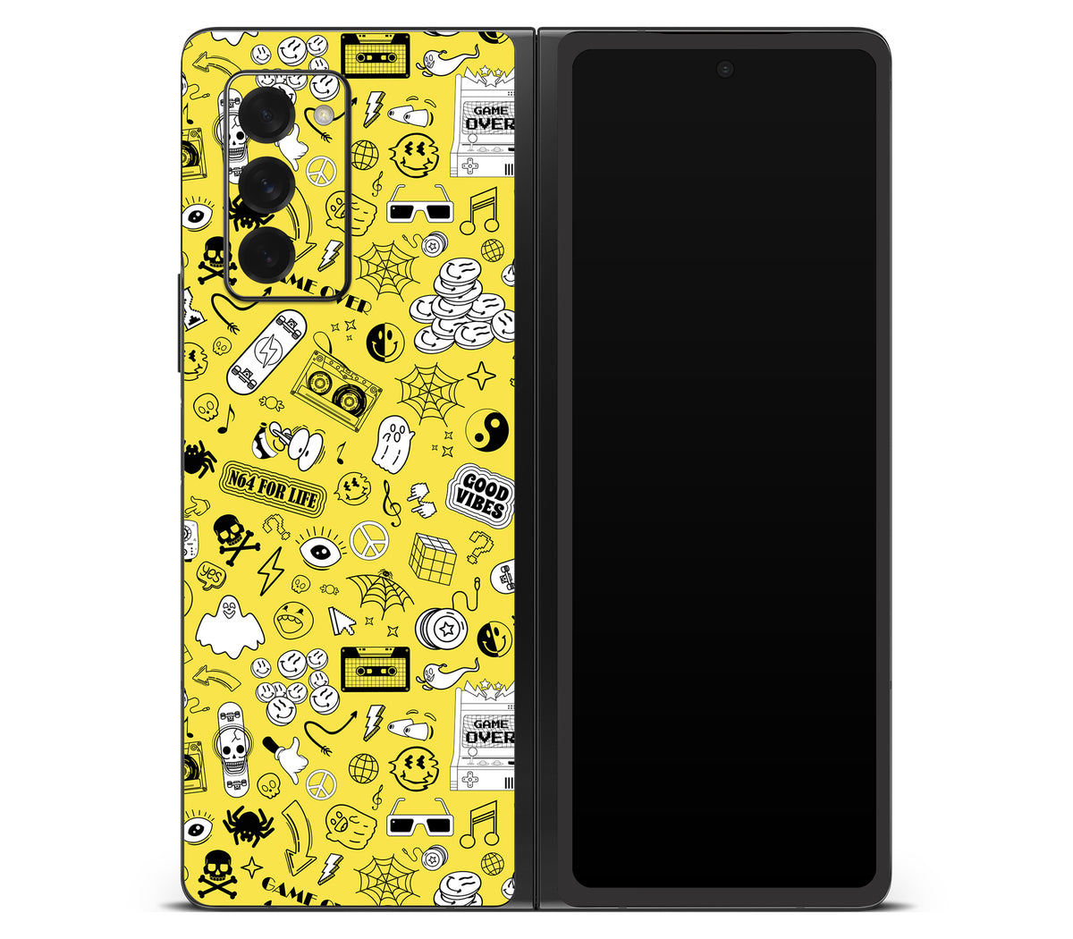 Galaxy Z Fold 2 skin, 90’s Nostalgia, back skin
