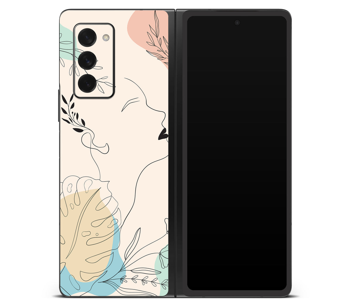 Galaxy Z Fold 2 skin, Bliss, back skin