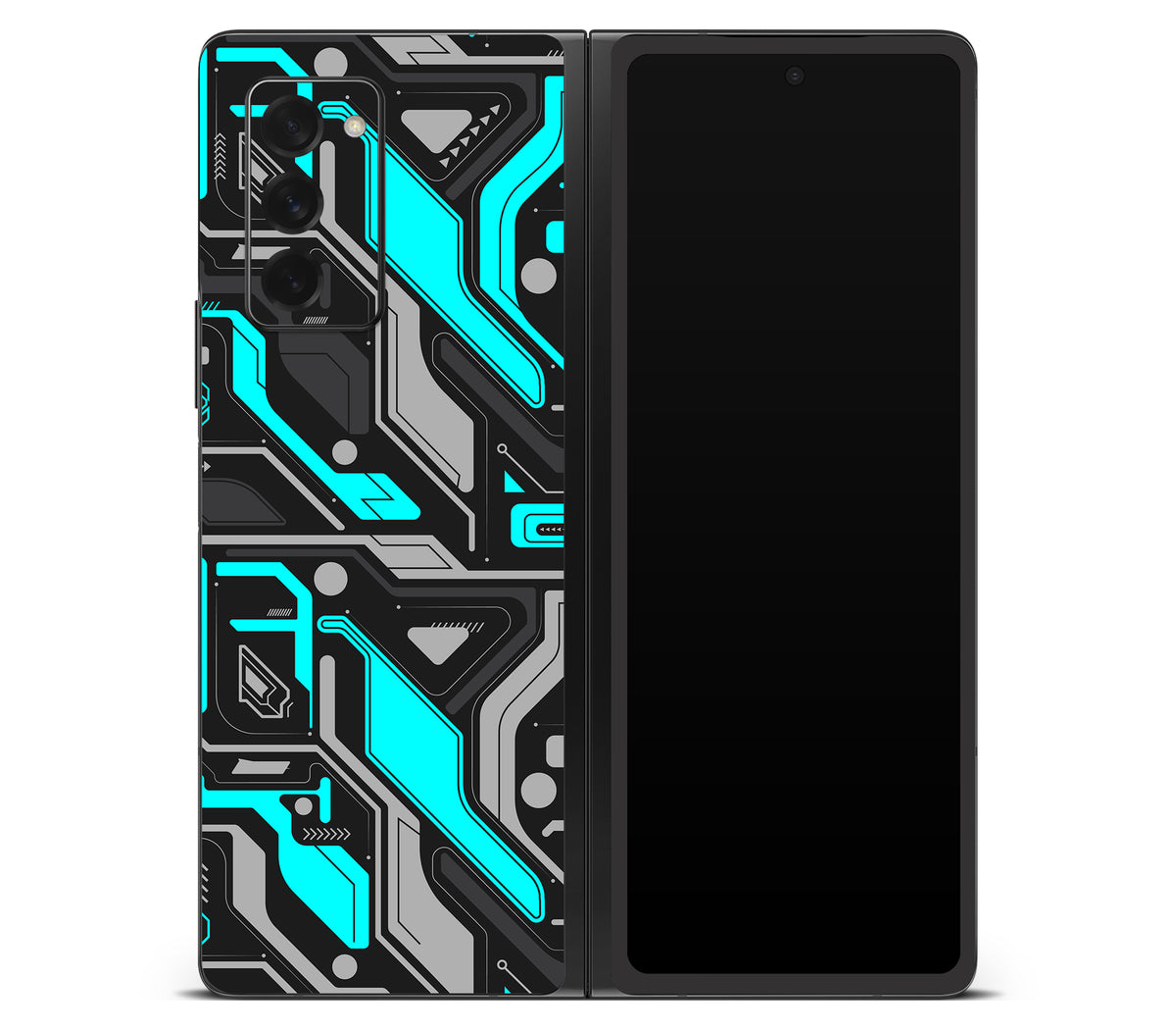 Galaxy Z Fold 2 skin, Code Rot (Glitch), back skin