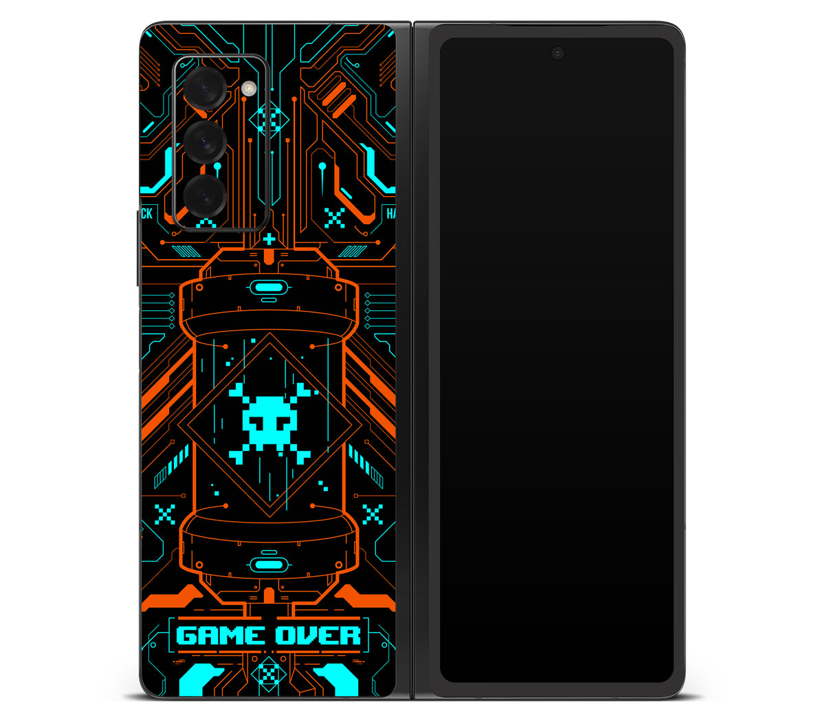 Galaxy Z Fold 2 skin, Fatal Error, back skin
