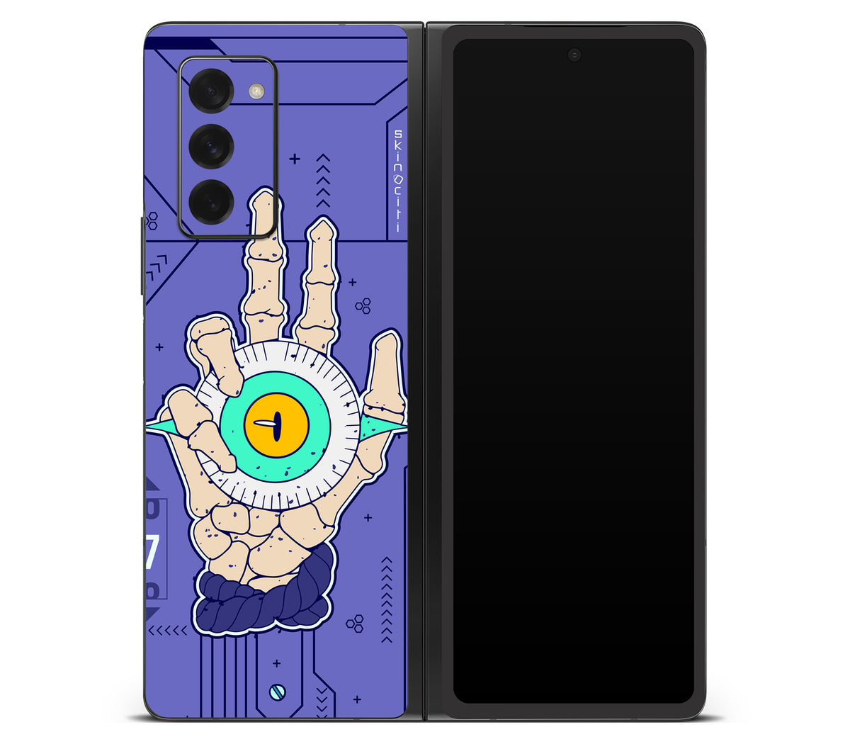 Galaxy Z Fold 2 skin, Hypnotic, back skin