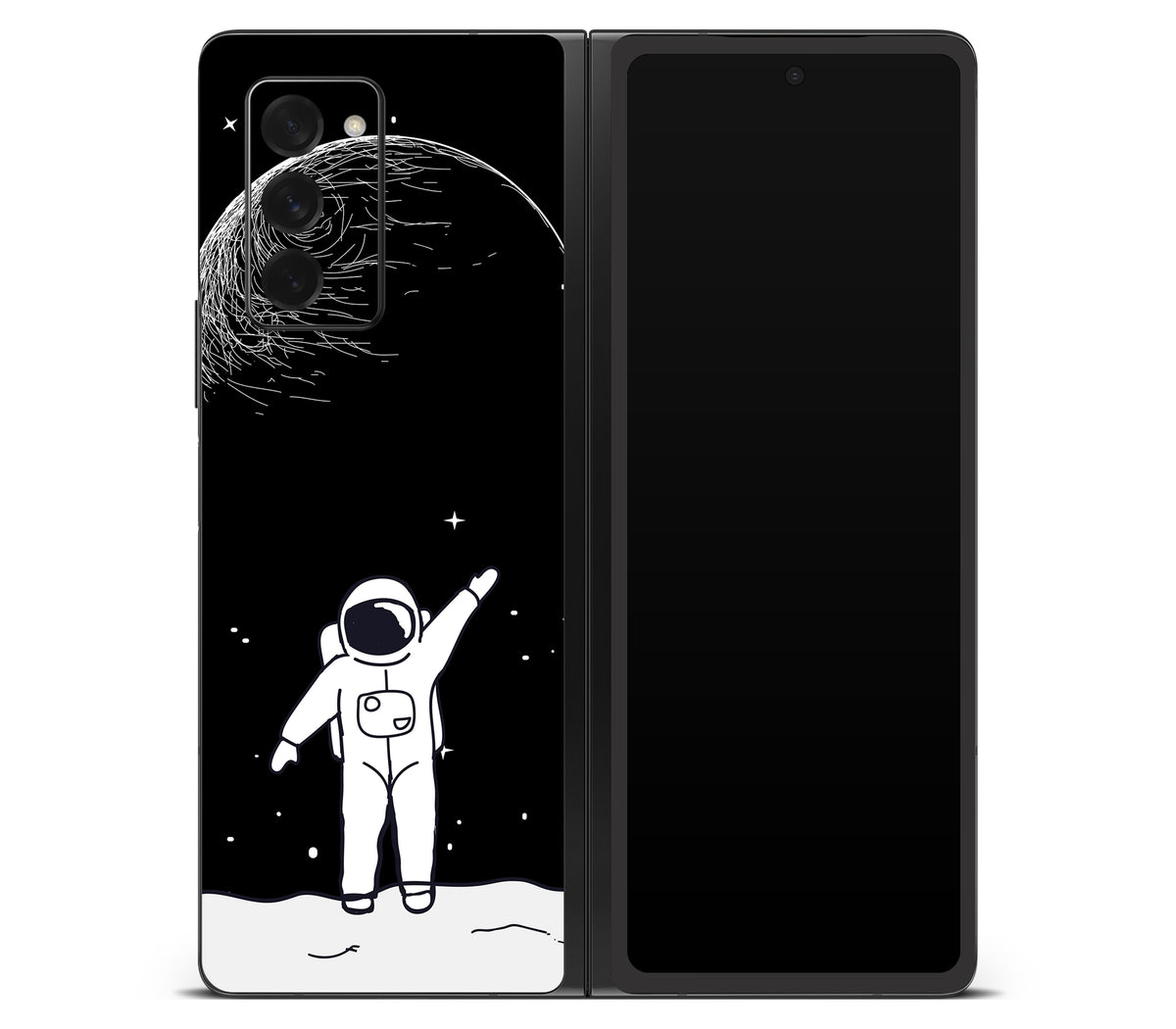 Galaxy Z Fold 2 skin, Moonwave, back skin