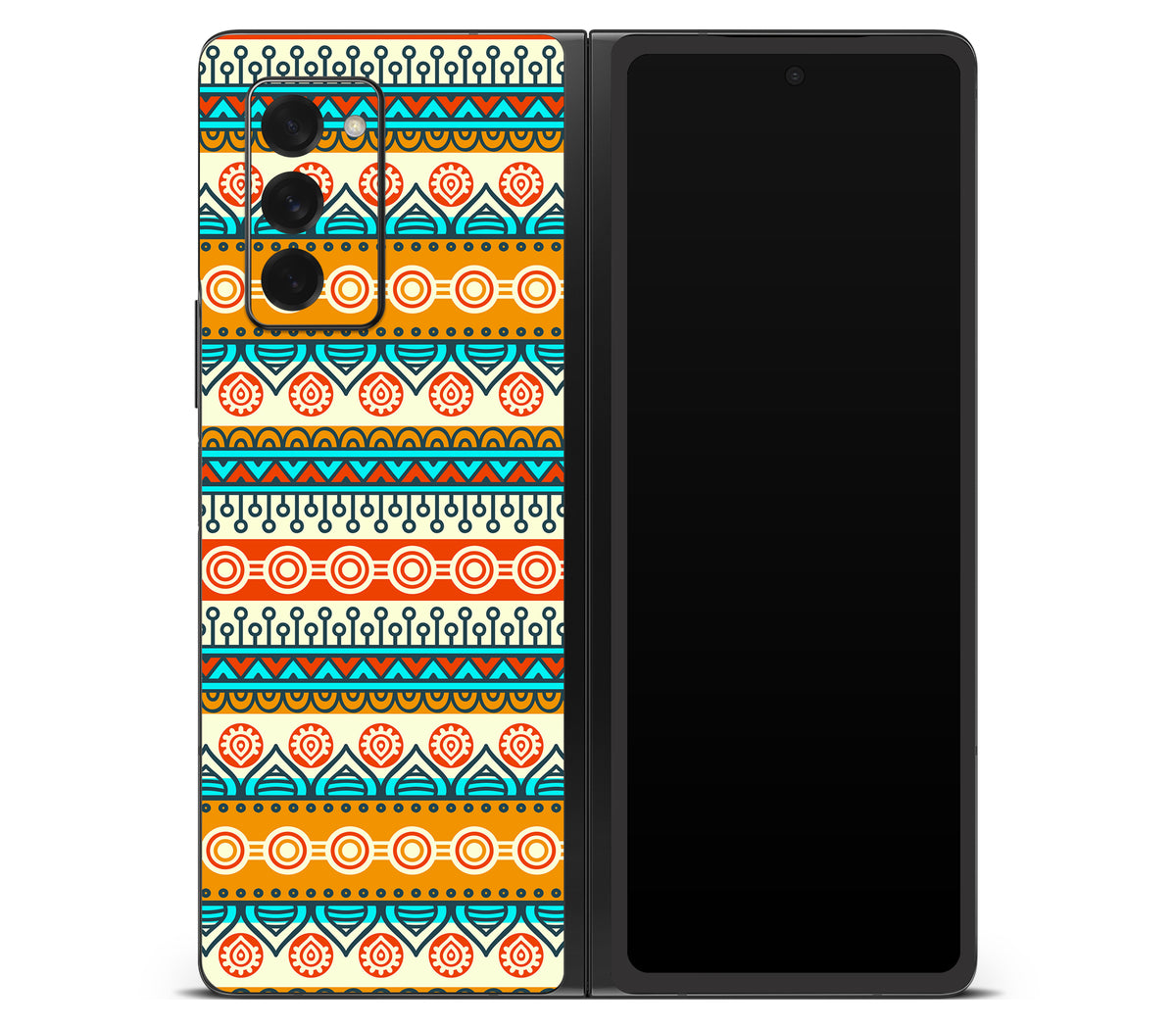 Galaxy Z Fold 2 skin, Rangoli, back skin