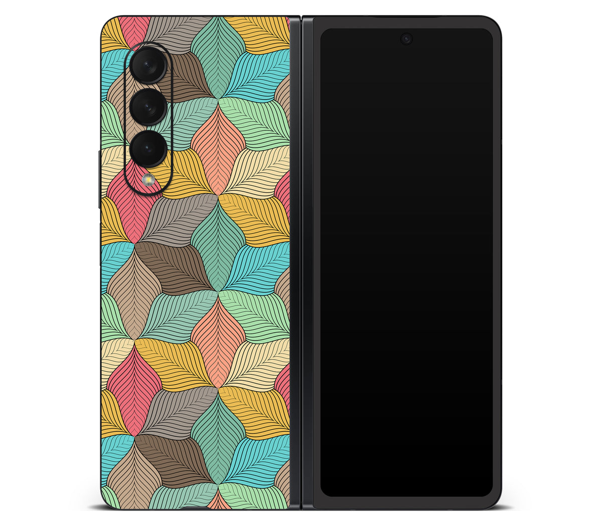 Galaxy Z Fold 3 skin, Blossom, back skin