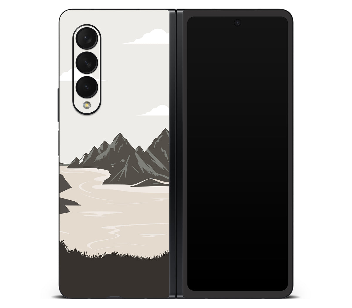Galaxy Z Fold 3 skin, Dope Valley, back skin