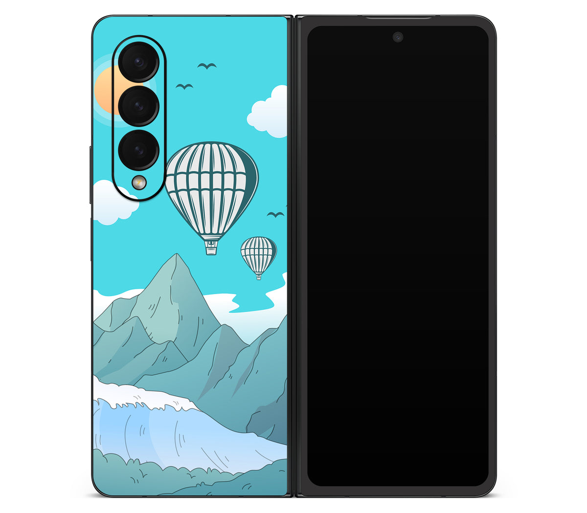 Galaxy Z Fold 4 skin, Altitude Error, back skin