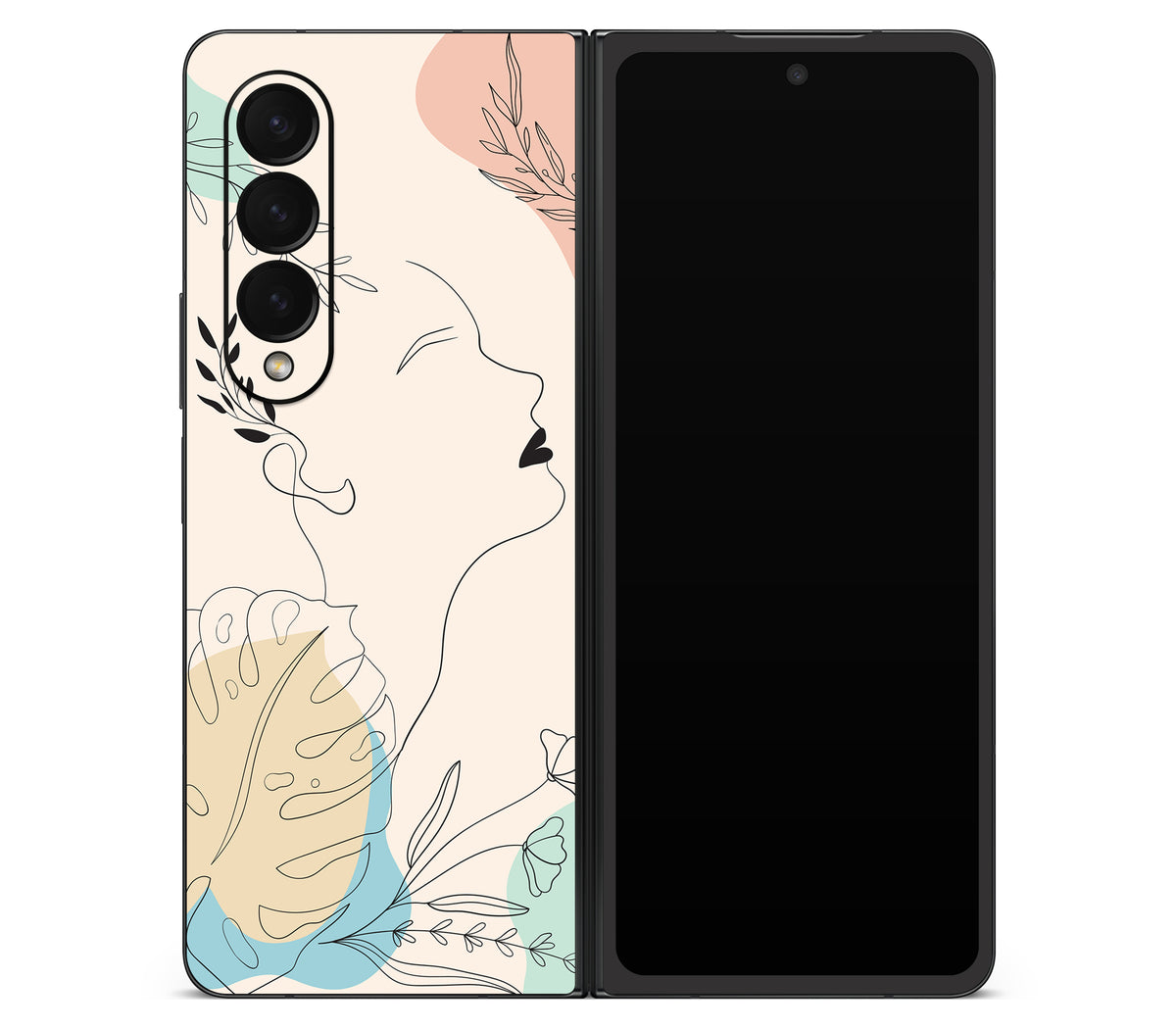 Galaxy Z Fold 4 skin, Bliss, back skin