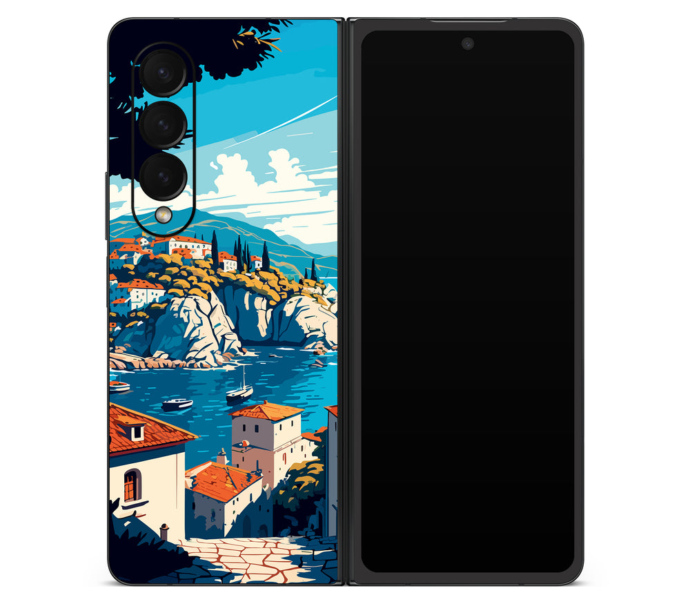 Samsung Galaxy Z Fold 4 Coastal Clouds