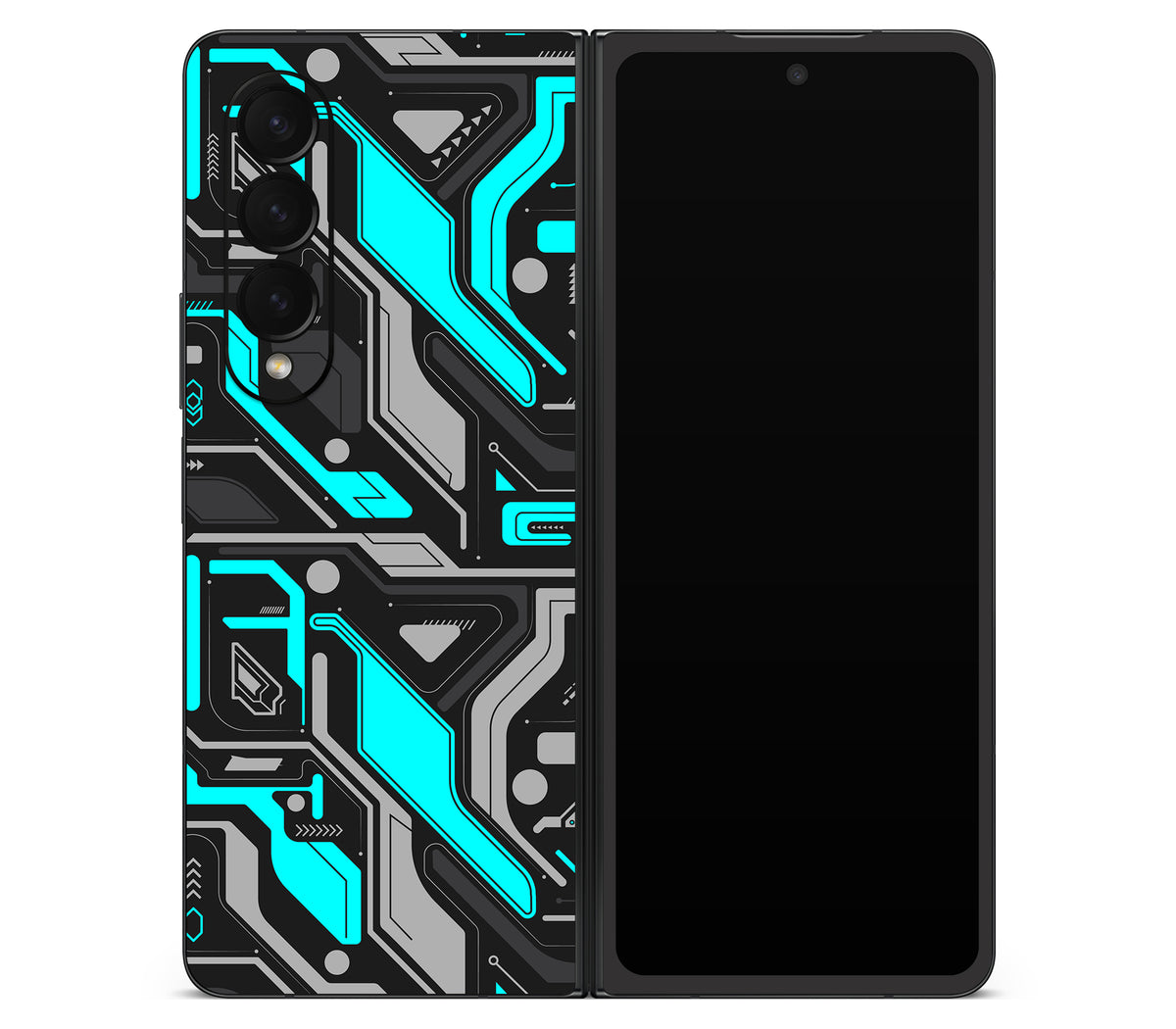 Galaxy Z Fold 4 skin, Code Rot (Glitch), back skin