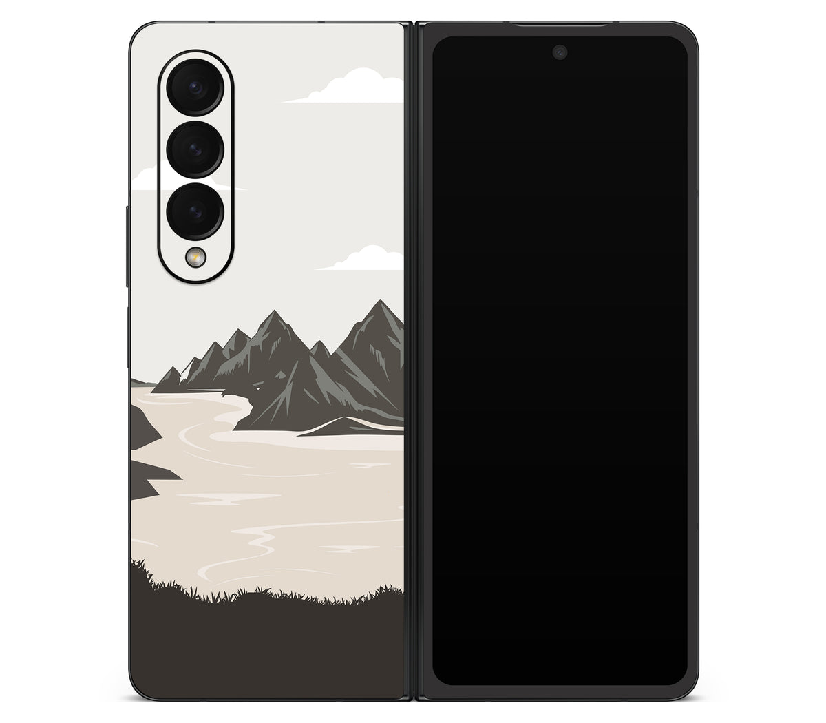 Galaxy Z Fold 4 skin, Dope Valley, back skin