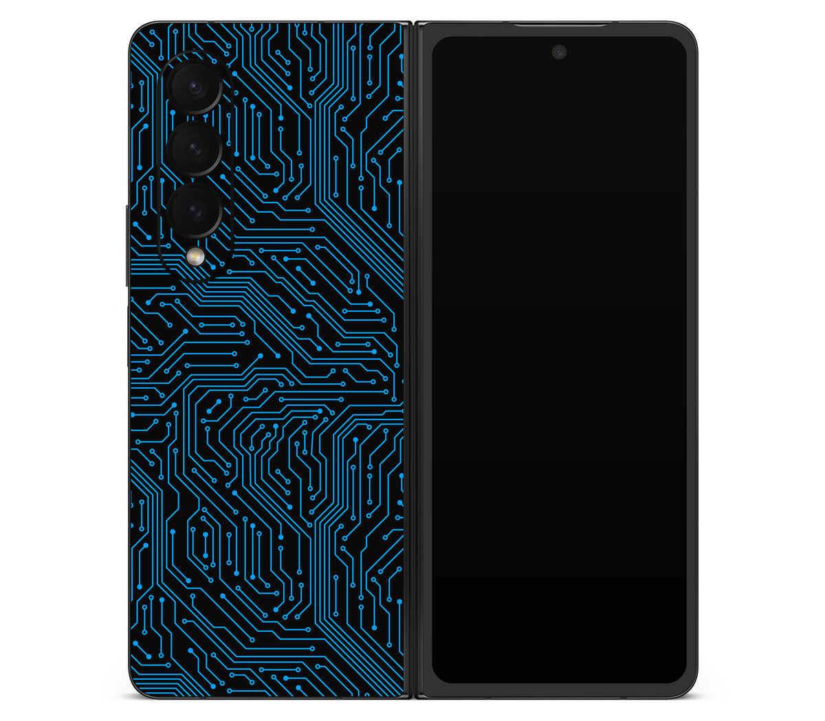 Galaxy Z Fold 4 skin, Eternal Blue, back skin