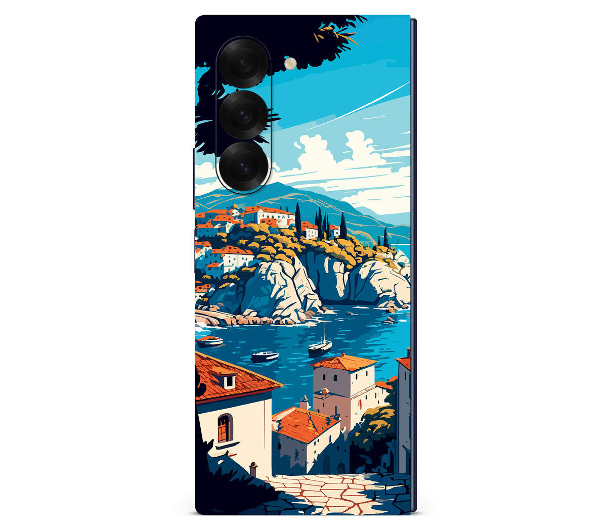 Samsung Galaxy Z Fold 6 Coastal Clouds