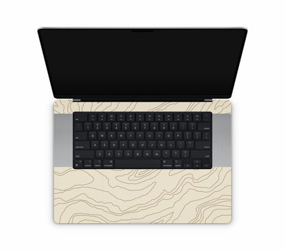 MacBook Pro 16" (2022, M2) skin, Dune, inside skin